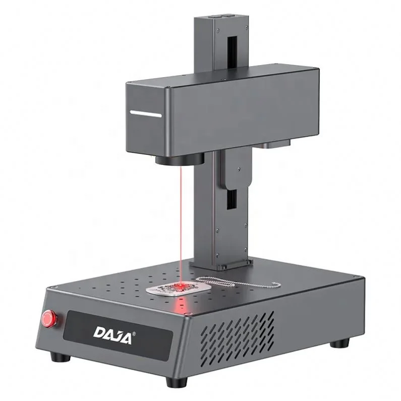 Jewelry 2.5D Laser Engraving Machine Gold Necklace Cutting Silver Name 3D Coin Engraver Fiber