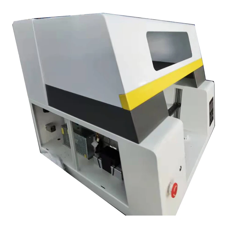 Hot selling 3060 a3 uv flatbed printer Crystal label printer machine with double XP600 print head