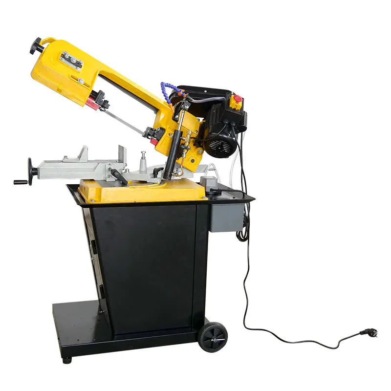 Desktop vertical horizontal bandsaw machine Hydraulic semi-automatic BS-125 small metal band saw machines for cutting