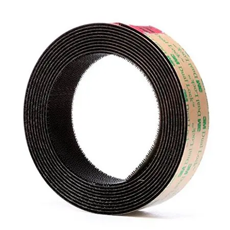 3M SJ4575 Black Quick Lock Fastener ,Self Adhesive Tape On One Sided