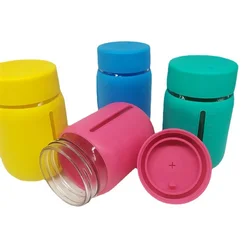 Factory Custom Logo Heat Insulation Glass Bottle Mason Sleeve Jar Silicone Sleeve For Mason Jar
