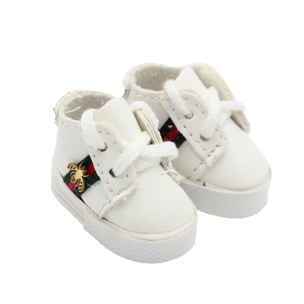 Labubu Cloth 4cm Doll Leather Shoes 15cm Cotton Toy Leisure Sneaker Cute Dress Outfit Clothes Only Doll Clothing