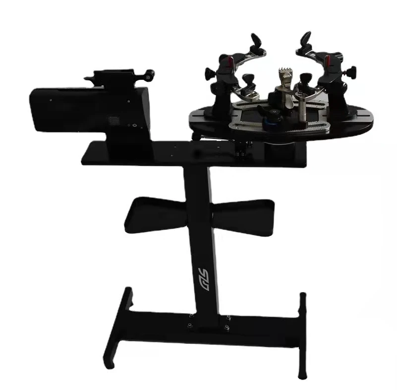 Professional vertical computer head badminton shuttlecock and tennis racket stringing machine