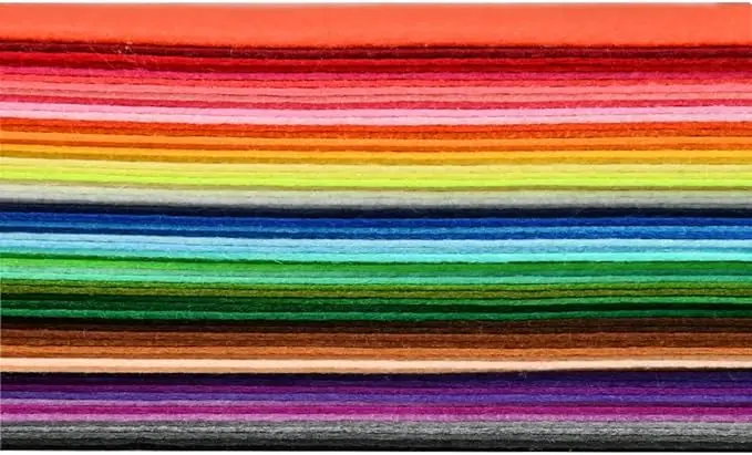 В наличии фетровый квадратный лист войлочная бумага размера А4 высококачественный объемный полиэфирный войлочный для детских поделок