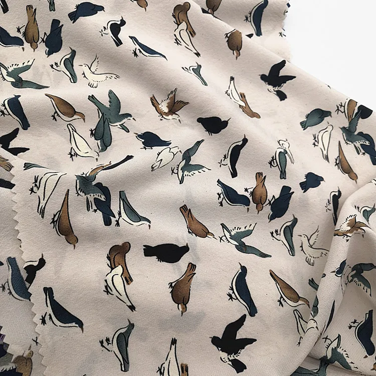 Изготовленная на заказ шелковая ткань крепдешина с принтом и песком для платьев и одежды