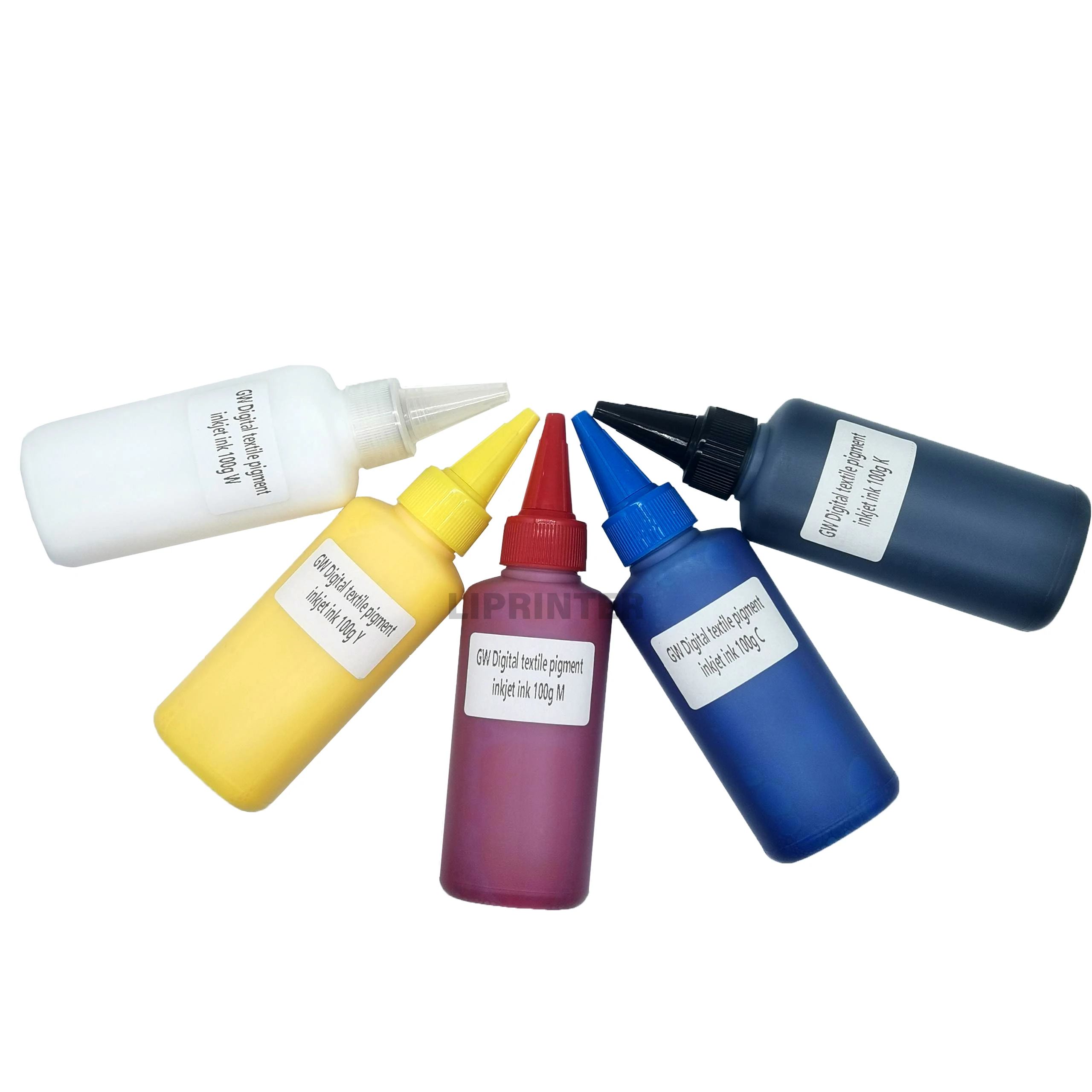 100 мл цифровые Текстильные пигментные чернила CMYKW для принтера Ep L805 dtf, печать одной ПЭТ-пленки размера A4 A3