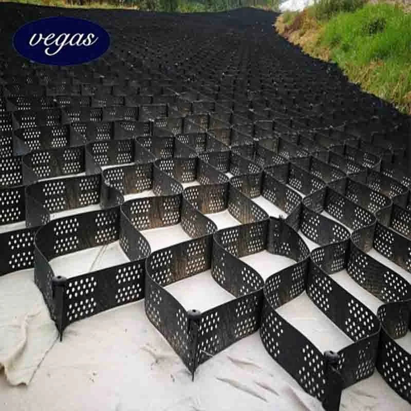 Sustainable Infrastructure Development Harnessing The Strength of HDPE Geocells 50-440mm 150-440mm Soil Control in Road
