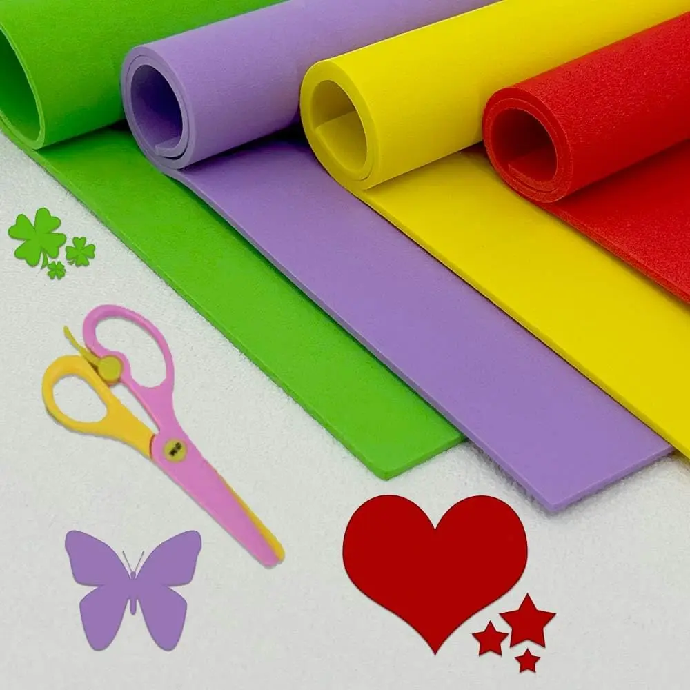 120 Pack EVA Foam Sheets  8 x 6 Inch 2mm Thick Assorted 15 Colors Craft Foam Paper for School Supply and DIY Handcraft Projects