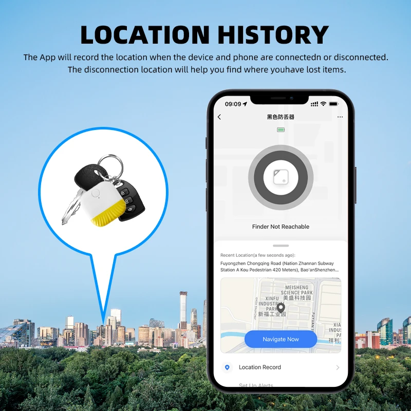 5 In 1 Advanced 90Db Wireless Smart Anti Lost Key Finder Whistle Keychain Cute Tuya Bluetooth Tracker Keys Finder And Item Locat