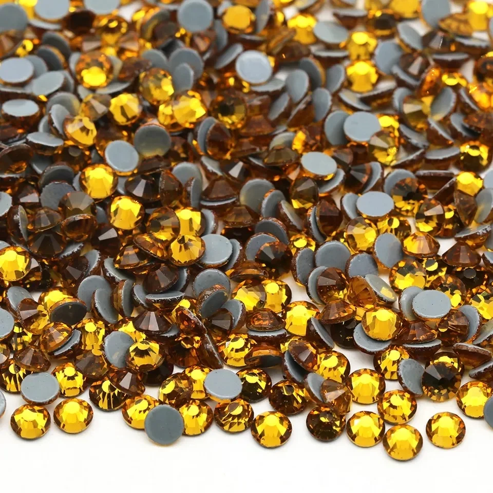 High Quality Smoke Topaz Hotfix Rhinestones For Nail Art/Shoes/Garment Accessories