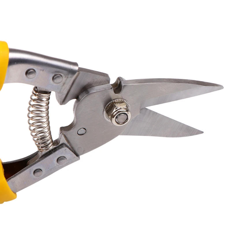 Amazon hot sale professional high hardness aviation tin snips multi-purpose electrician cable wire cutting scissors