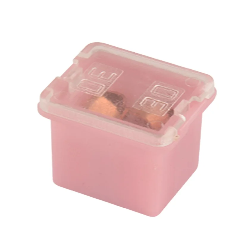 short insert square connection type Mini Jcase car fuse 20A 30A 40A 50A 60A 70A 80A 100A high quality Automotive Fuses box