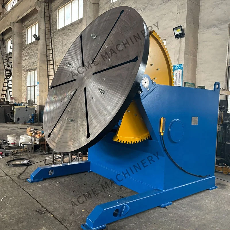Heavy Duty Turntable Axis Load Welding Positioner Turntable For Welding Systems