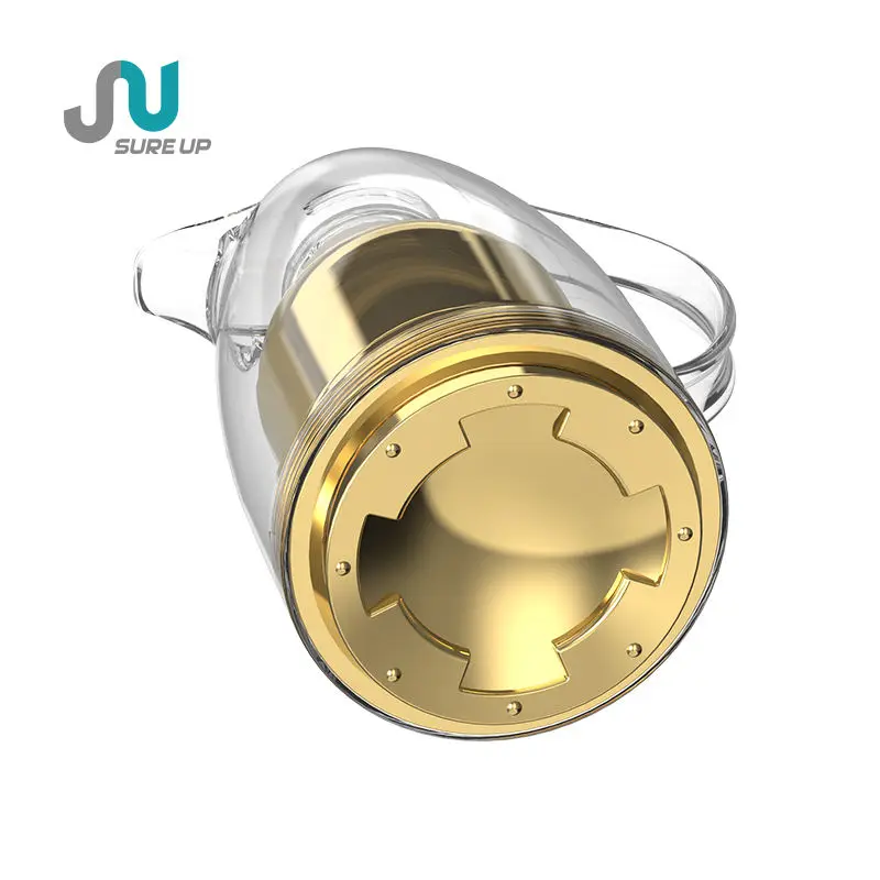 Hot Sales Arabic Transparent Tea Pot Vacuum Thermos Flask Golden Luxury Insulated Arabic Coffee Pot