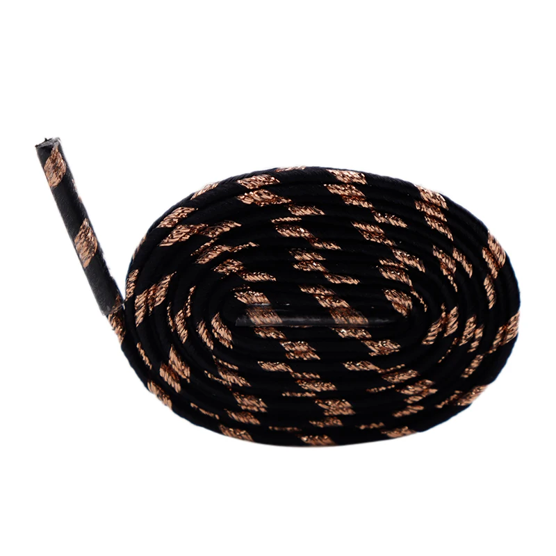 Weiou Manufacturer Custom Design 50-200cm Length Round Metallic Polyester Metal Wire Shoelaces For Jumpmans And 700 Shoes