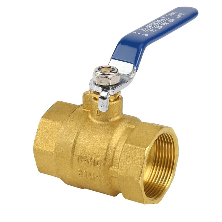 Full Port Female Thread NPT Water Stop Shut Off Lead-Free Brass Ball Valve