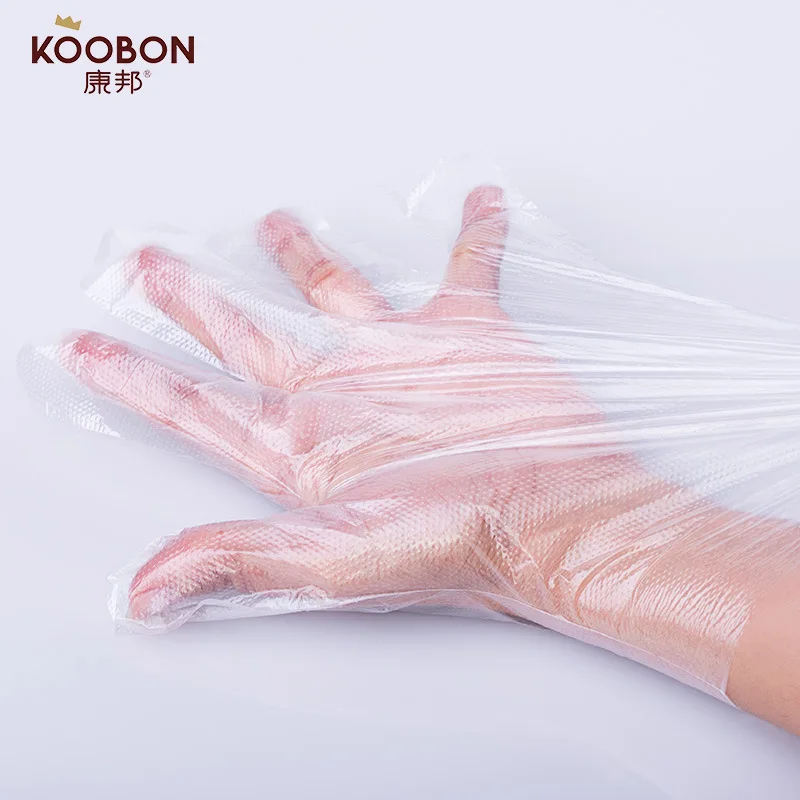 Factory Cpe Tpe HDPE Food Pe Disposable Clear Polyethylene Waterproof Gloves Pe
