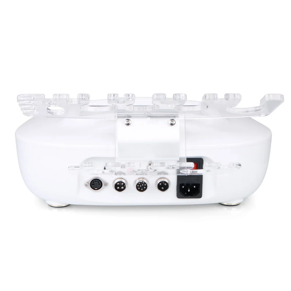 12 in 1 Multifunctional 3Mhz Ultrasonic Scrubber dermabrasion peeling positive negative ion micro current magic gloves machine