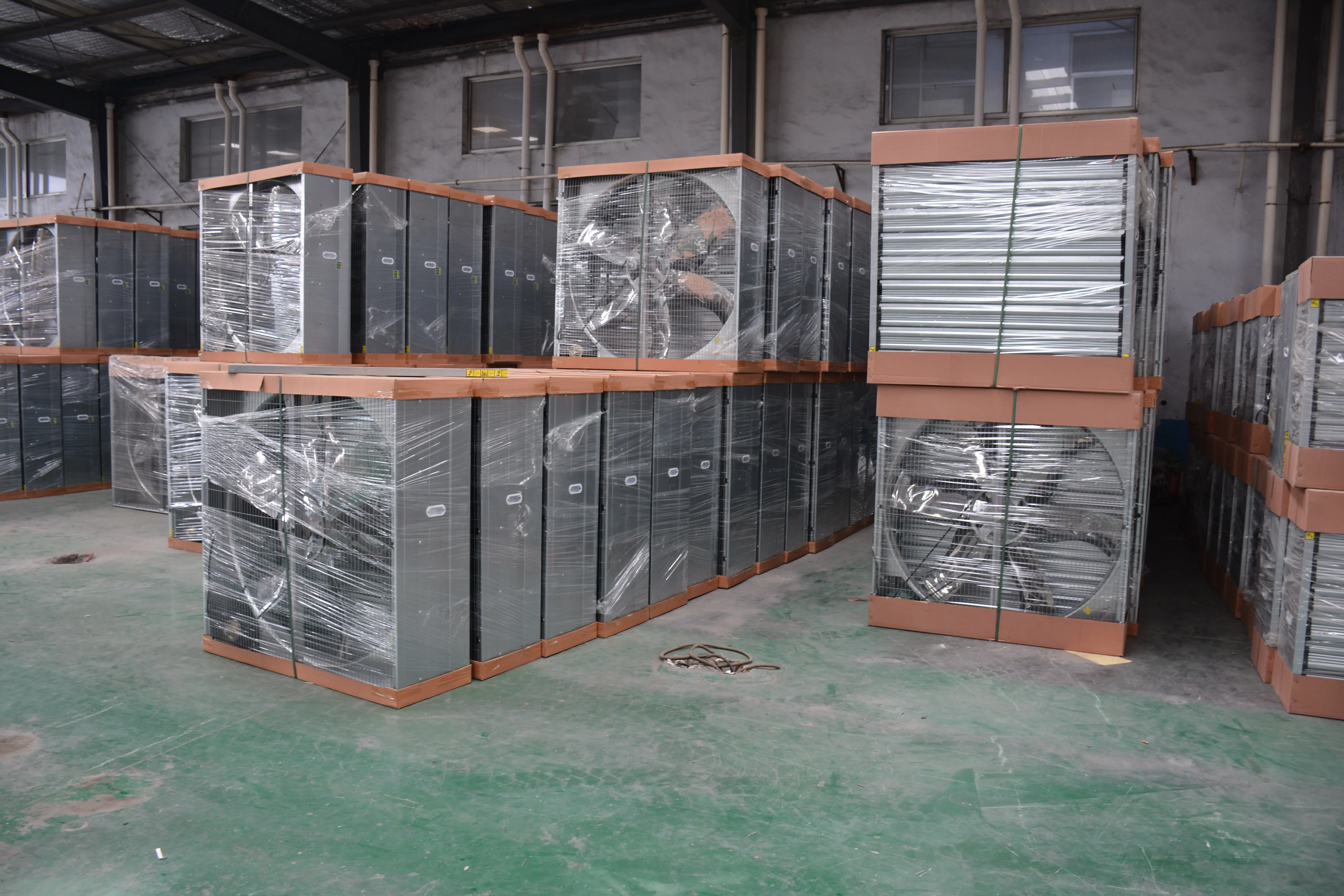 Sinogreen belt driven push pull type exhaust fan, 54 inch poultry house cooling exhaust fan