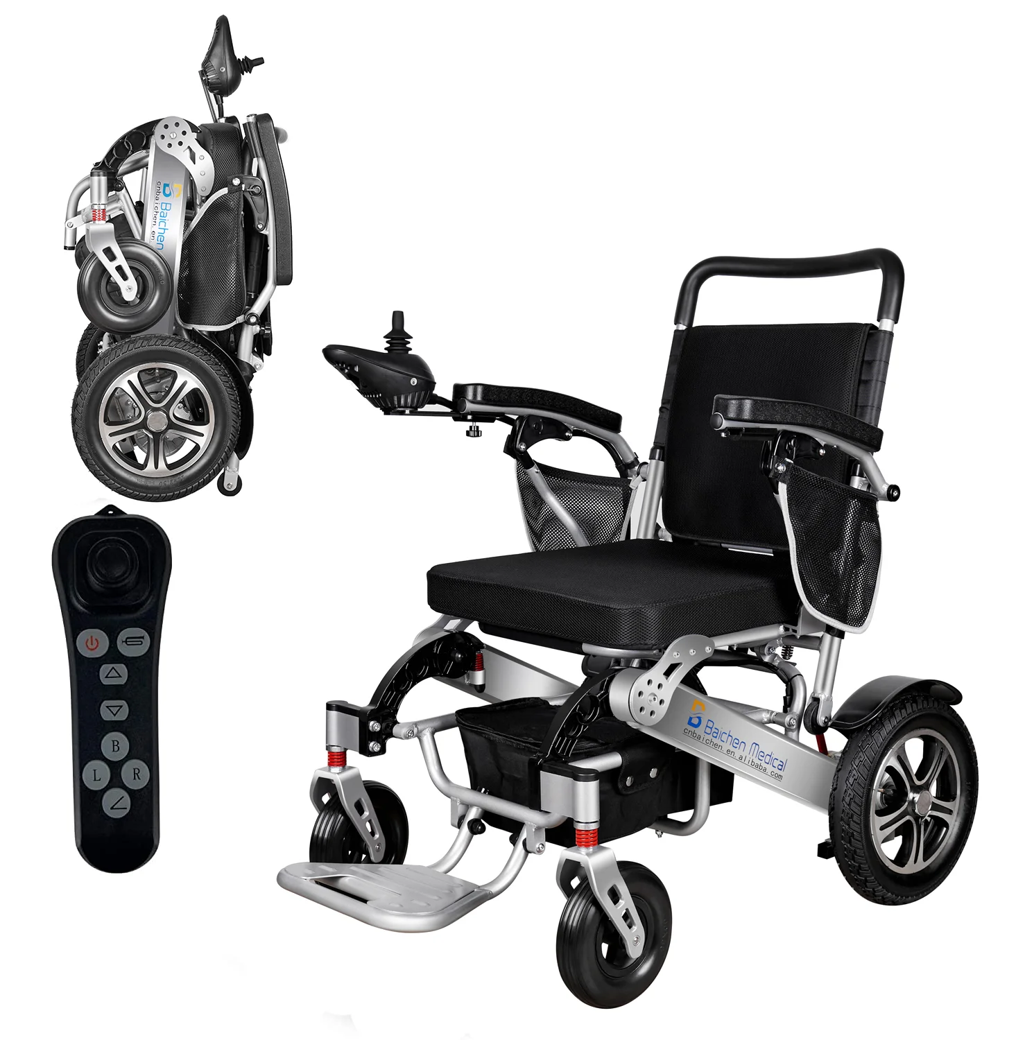 2024 China Manufacture Mobility Plus Lightweight Electric Wheelchair With Cheap Price In Algeria