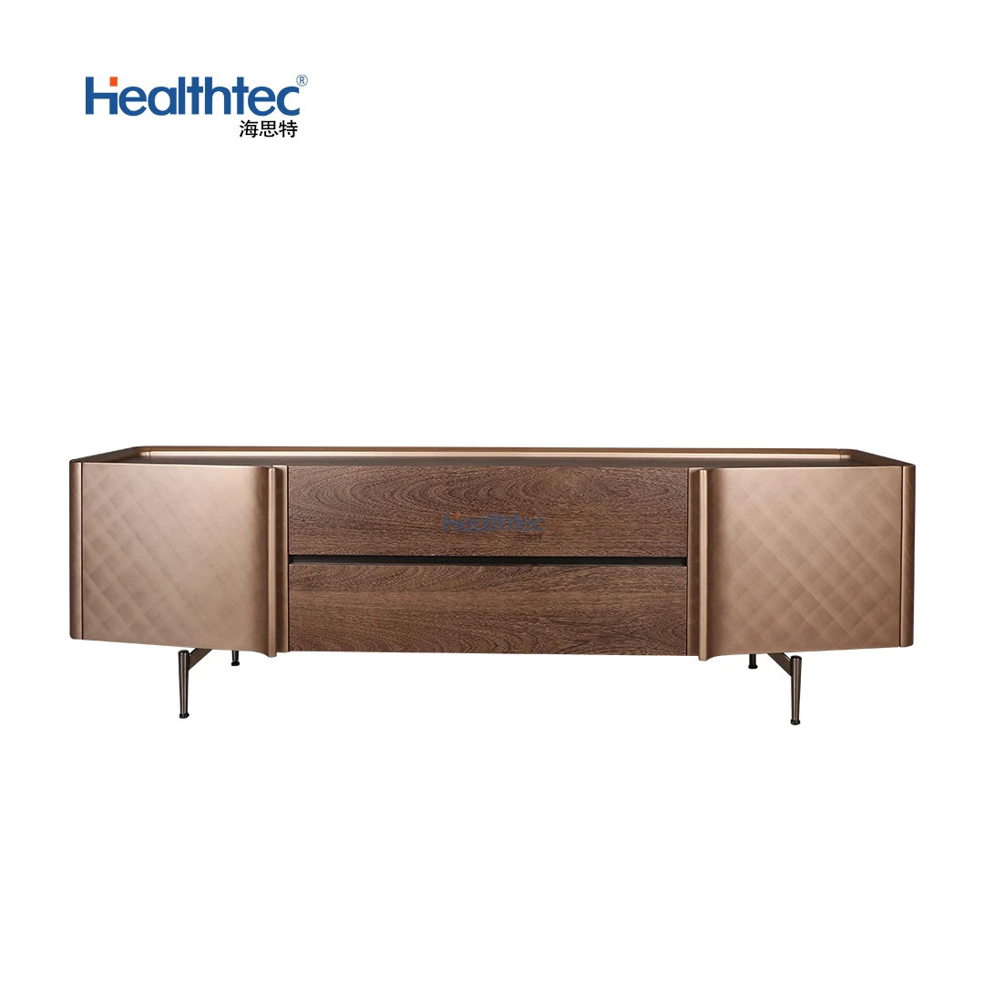 Factory OEM luxury modern home latest design customized media console TV stand cabinet for living room furniture