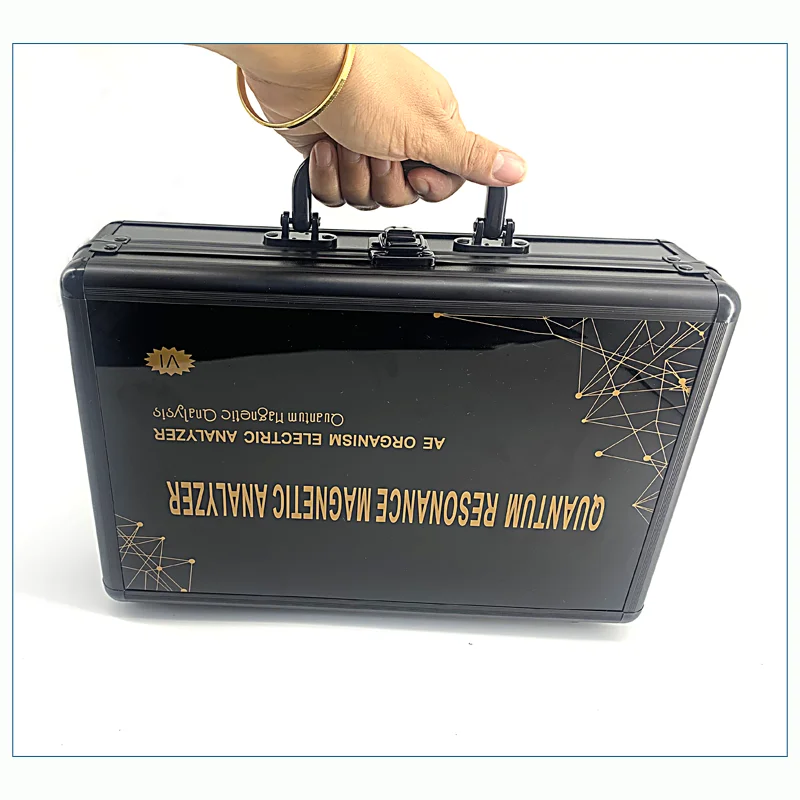 Clinical analytical instruments update resonance quantum magnetic health analyzer in Spanish language