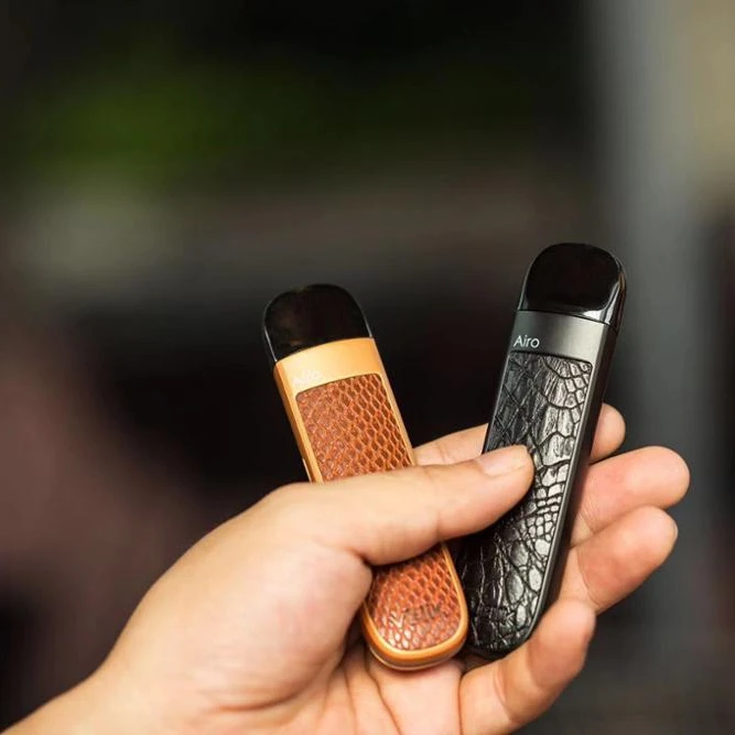 
Luxurious snake skin Pu leather Veiik Airo vape pod devices mod vape pen starter kit with 500mah battery 
