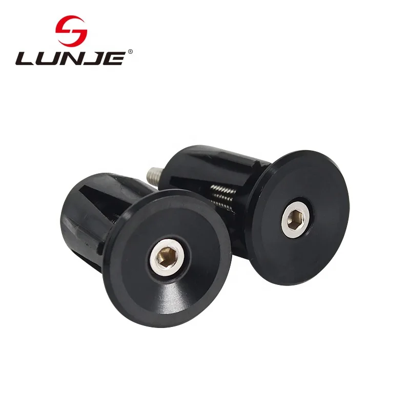 LUNJE Wholesale Mountain Bike Expansion Locking Plug 28.5mm Aluminum alloy Road Bike End Cover Bicycle Handlebar Plug