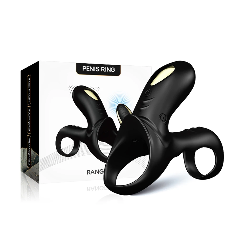 Trending products 2020 new arrivals sex toys cock ring clitoral vibrating time-lapse penis massager