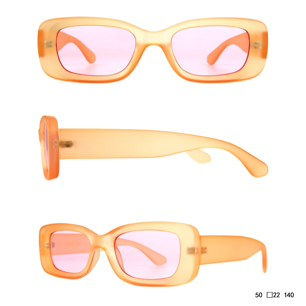 2024 New Model Women Brand Design Rectangle Sunglasses Classic Retro Sexy Ladies Vintage Brand Design Small Sun Glasses