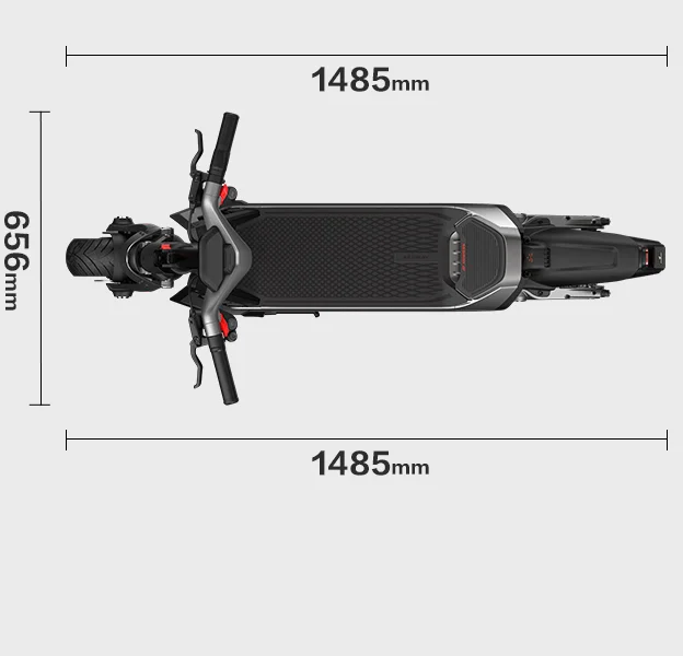 V  58.8V Battery 1400W Power Electric Kick Scooter Ninebot GT1 with Digital Display