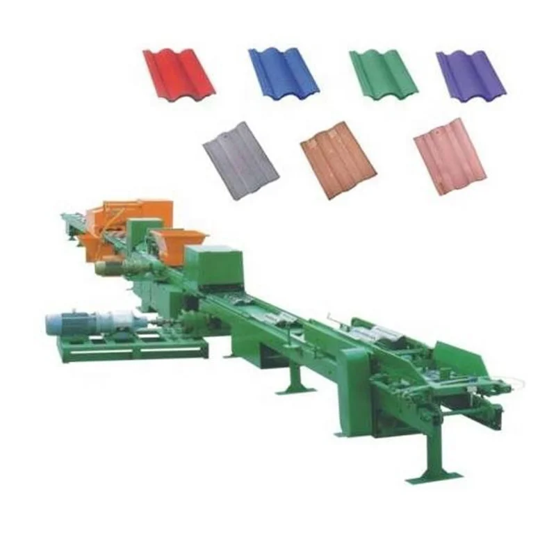 Kaidong KQ-20 Extrusion type full automatic colorful cement roof tile making machine