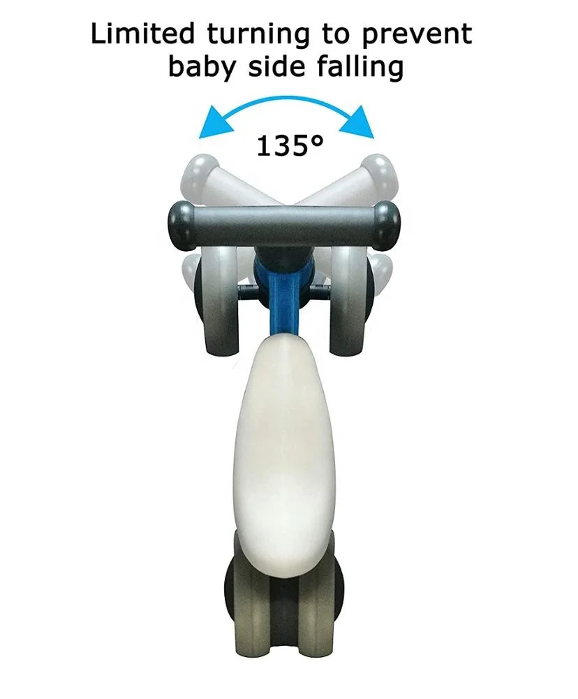 Baby Balance Bikes Bicycle Children Walker 10 Month -24 Months Toys for 1 Year Old No Pedal Infant 4 Wheels Toddler
