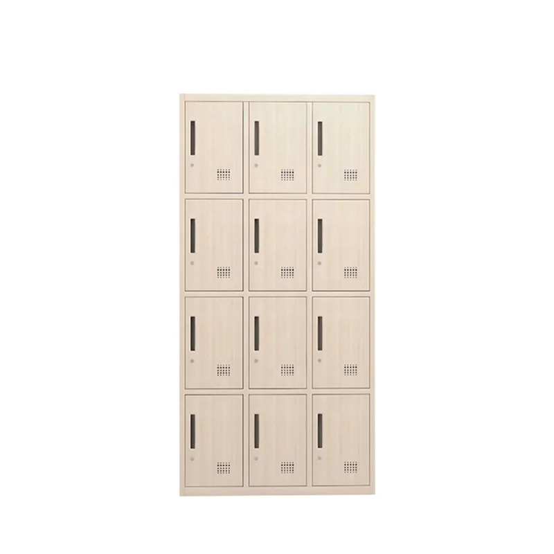 Wooden Transfer Print Home Kitchen School Student Locker Filing Cabinet Digits Locker Smart Key Locker Bedroom Furniture