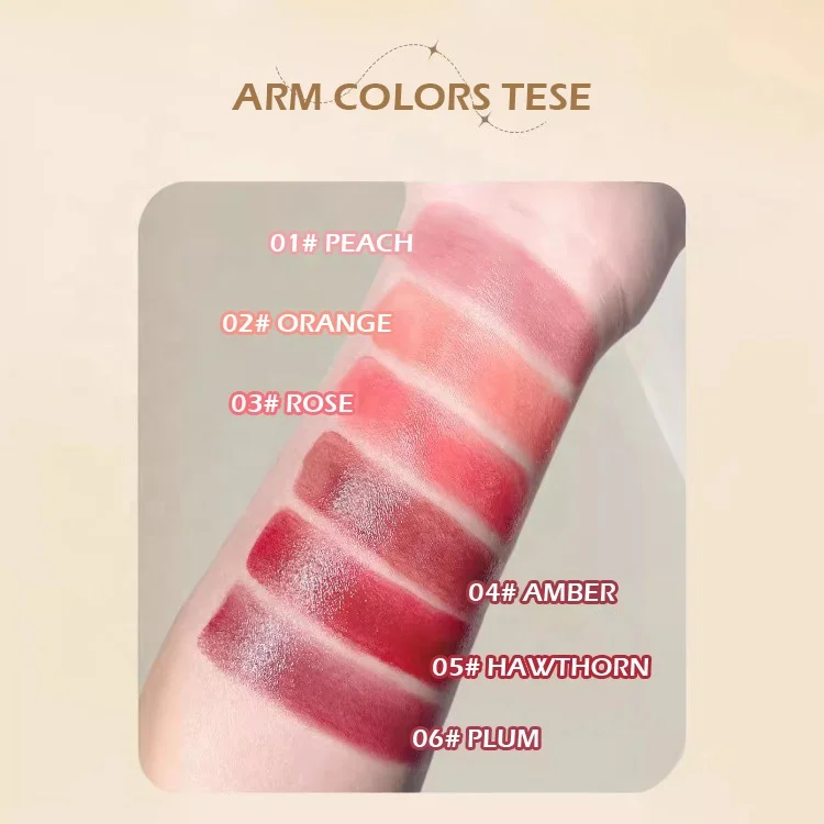 Hydrating Tinted Lipstick Natural Waterproof Long-Lasting Moisturizing Lipstick