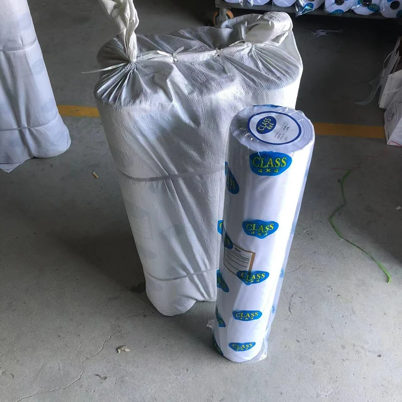 Wholesale 100% Polyester Non-woven fusing interfacing 28gsm Double Dots Non-woven Interlining Fabric-YBND8340