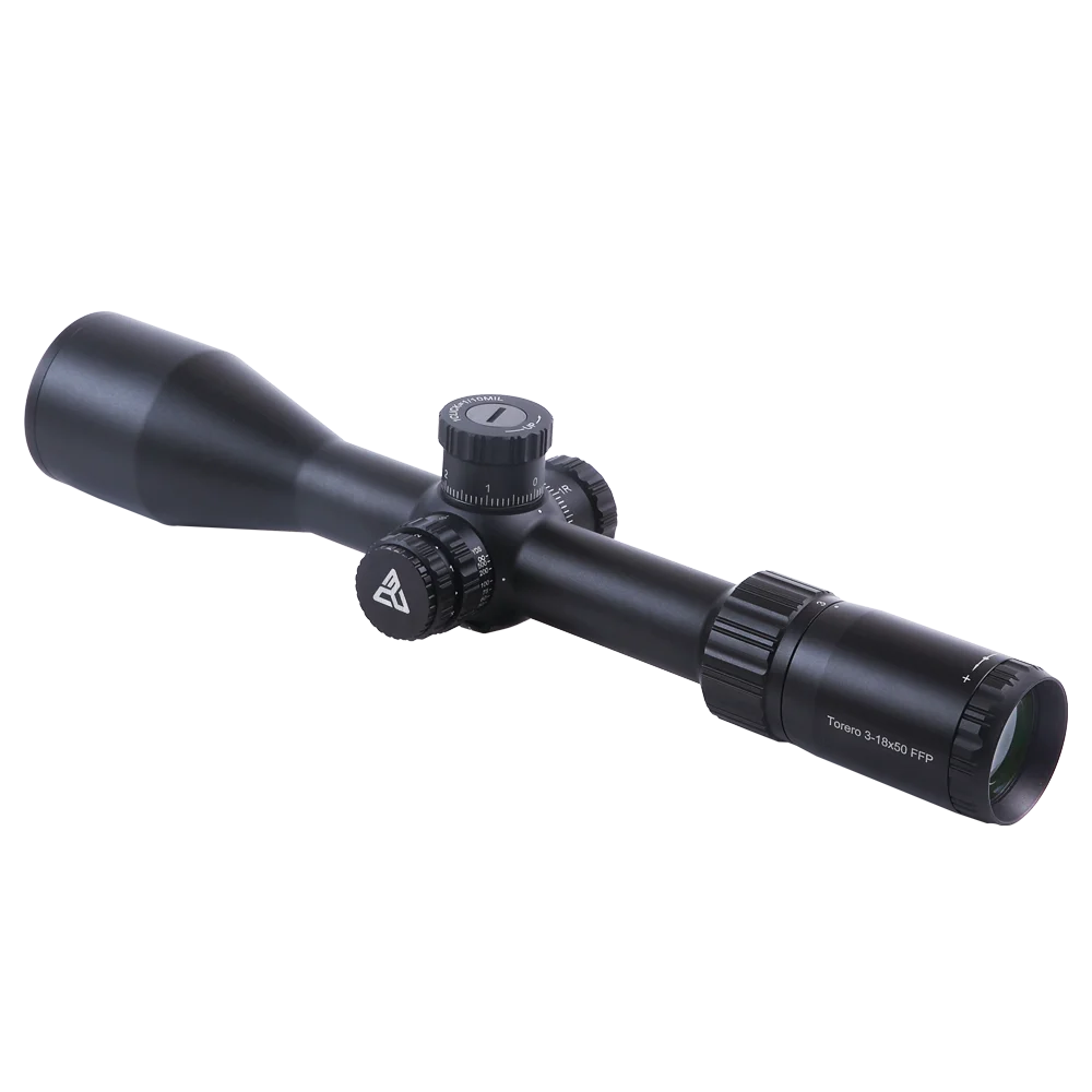 Red Win HD Torero 3-18X50 FFP 30mm 1/10 Turret Zero Lock Adjust High Profile 6 Level Red Illumination Hunting Scope