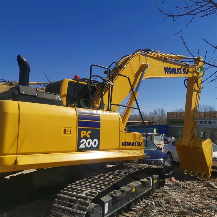 Used Excavator Widely Used in Various Field or Construction Works Used Komatsu PC200-8 on Sale