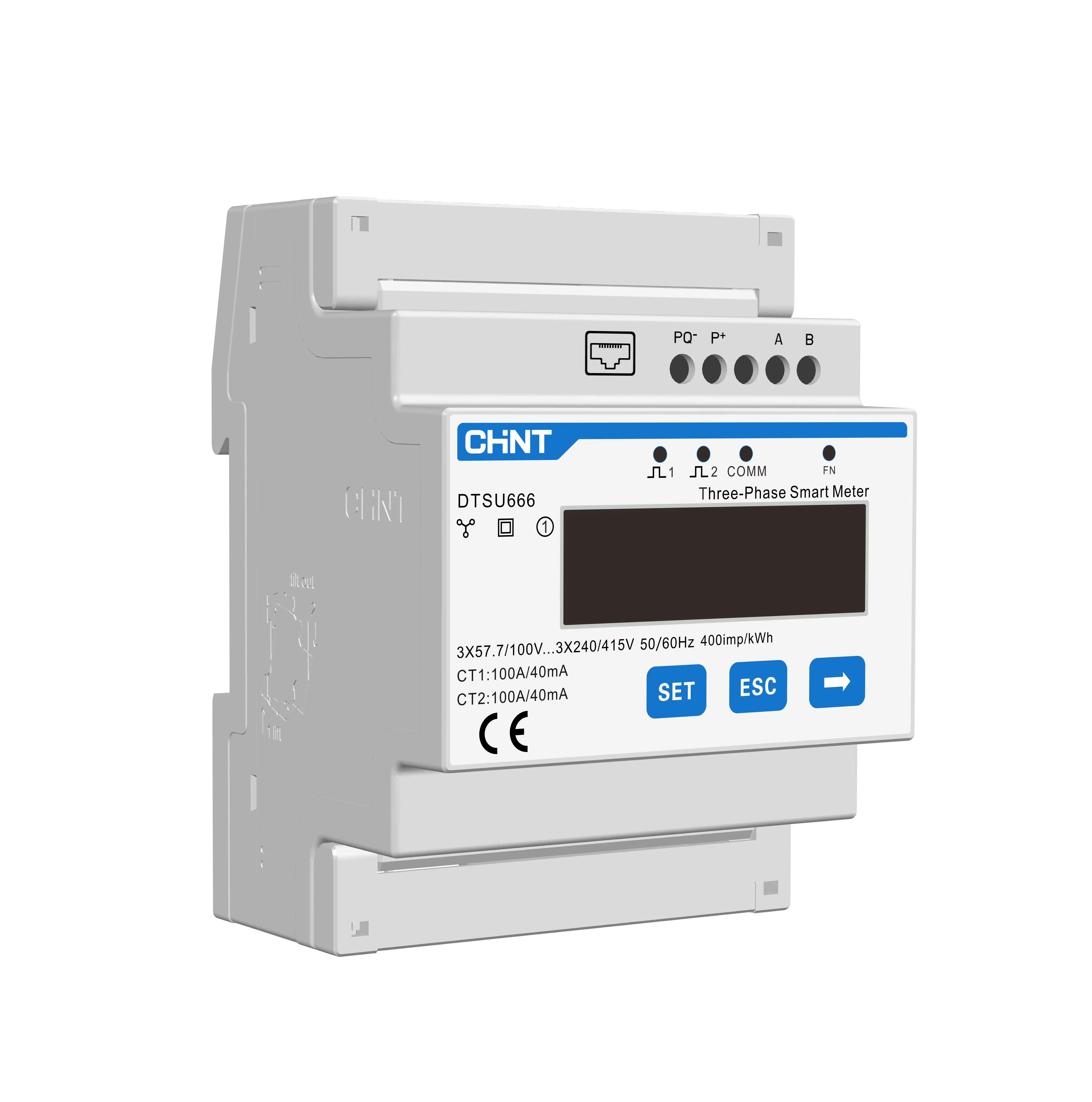 3 фазы середине Метр modbus RS485 измеритель мощности MQTT Солнечный двухстороннее PV метр для инвертор и зарядное устройство