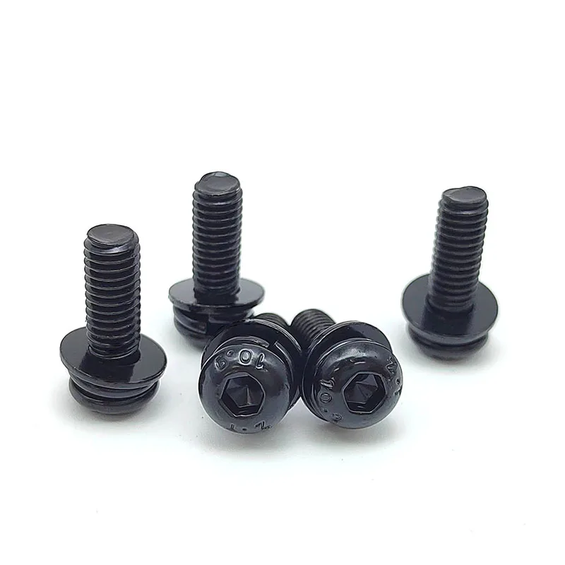 screw China factory alloy steel high grade hex socket screw cap screw button head 10.9 assembled  ISO7380 screws wholesale