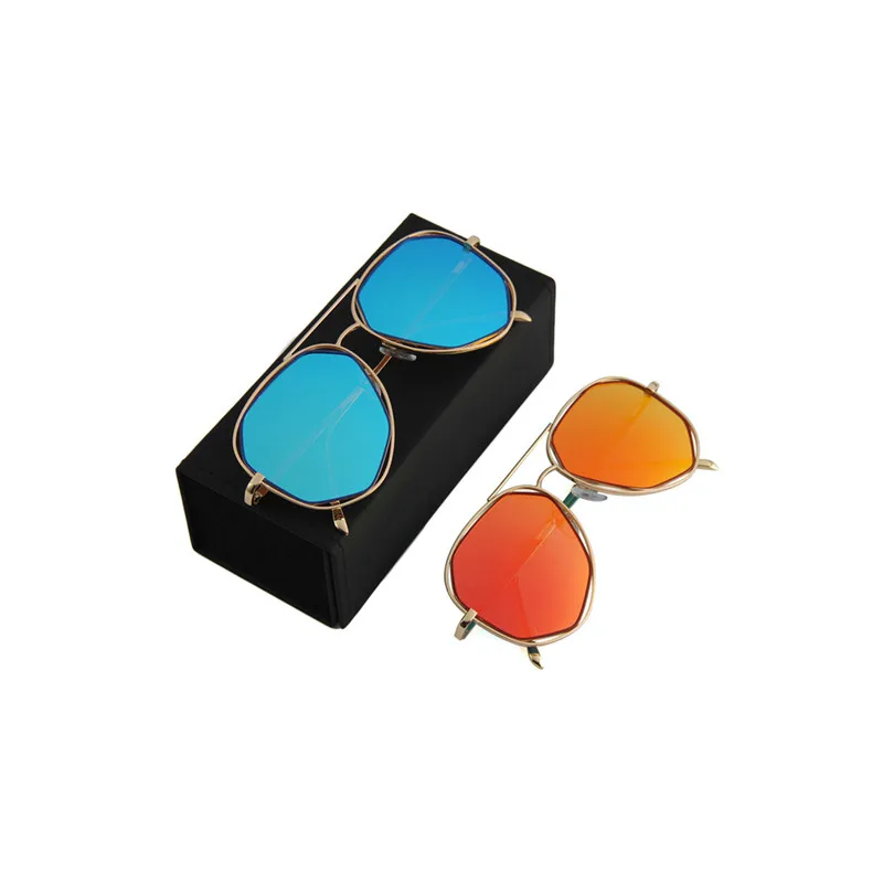 2022 Custom luxury Professional Factory Wholesale Fashion square hard foldable sunglasses cover case package with Custom logo