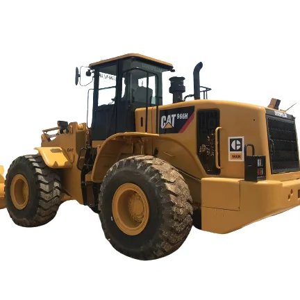 Caterpillar quality CAT966H с оригинальными деталями second hand CAT 966H использованные Большие колесные погрузчики Строительная техника