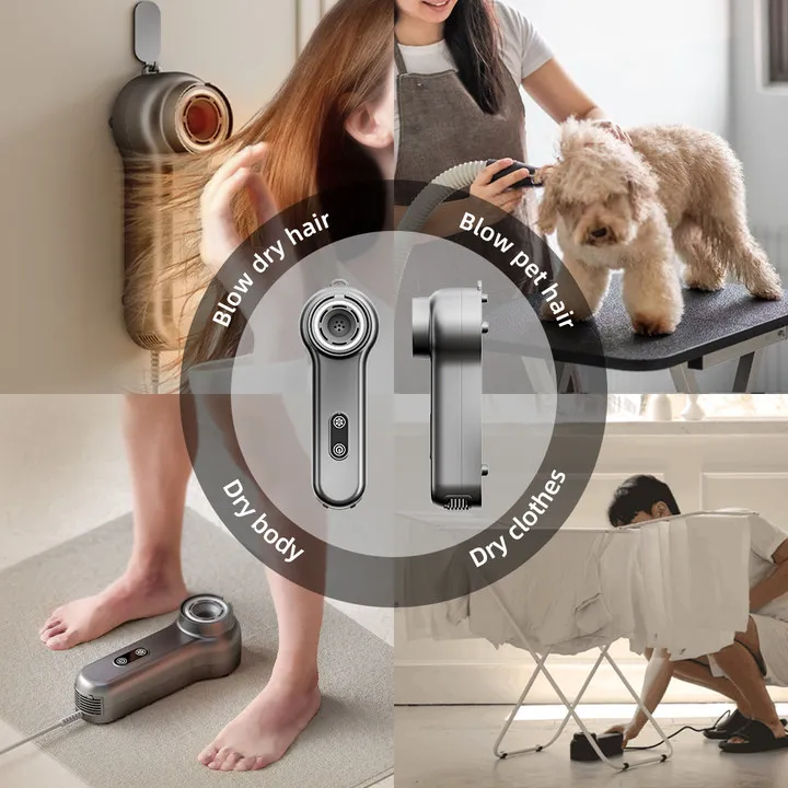 Electric Automatic Portable Ionic Air Shower Full Bathroom air Hand Hair Blow Whole Body Clothes Dryer Machine Wall Mounted