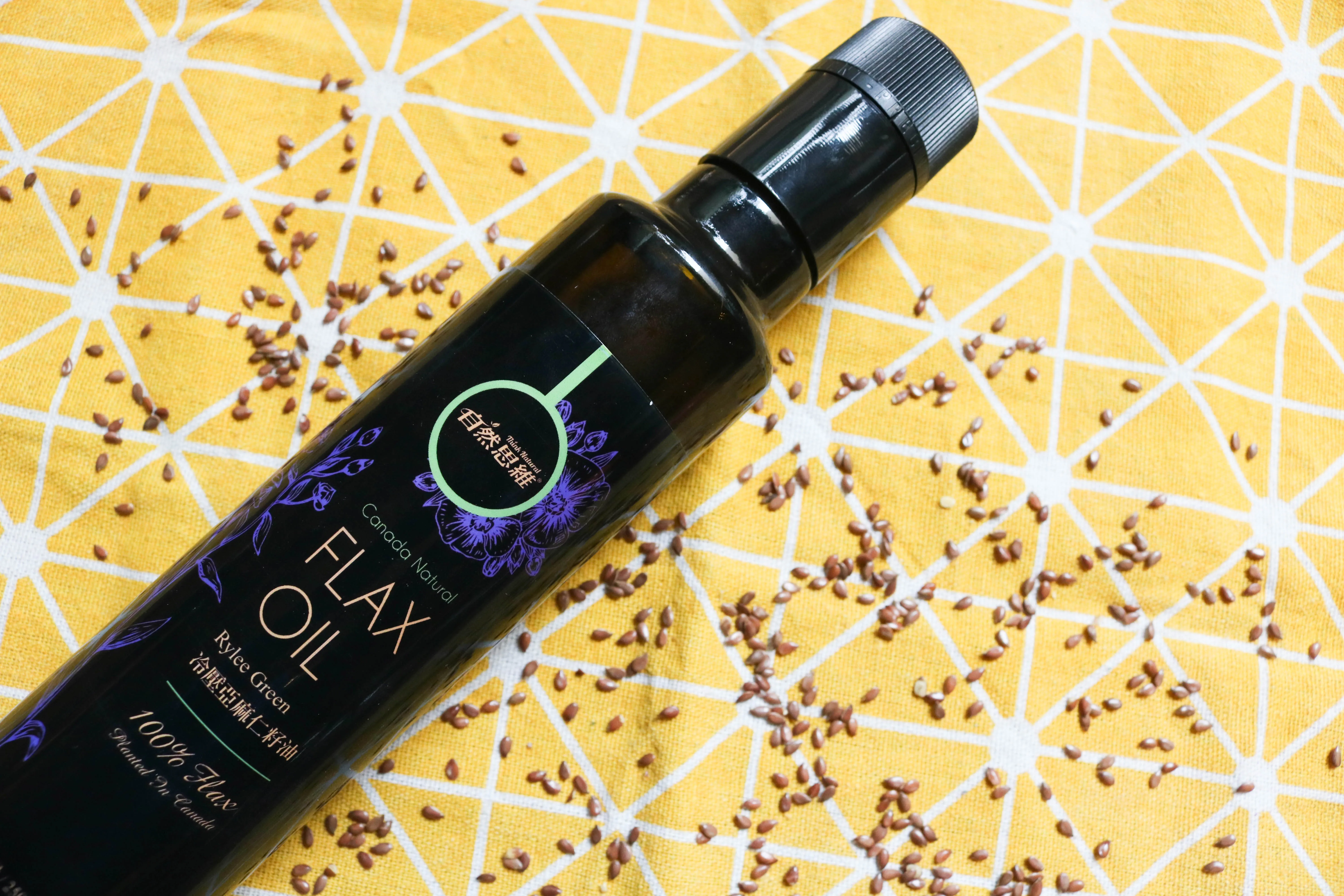 
100% Pure Natural Food Grade Cold Pressed Linseed Oil Flax Seed Oil 