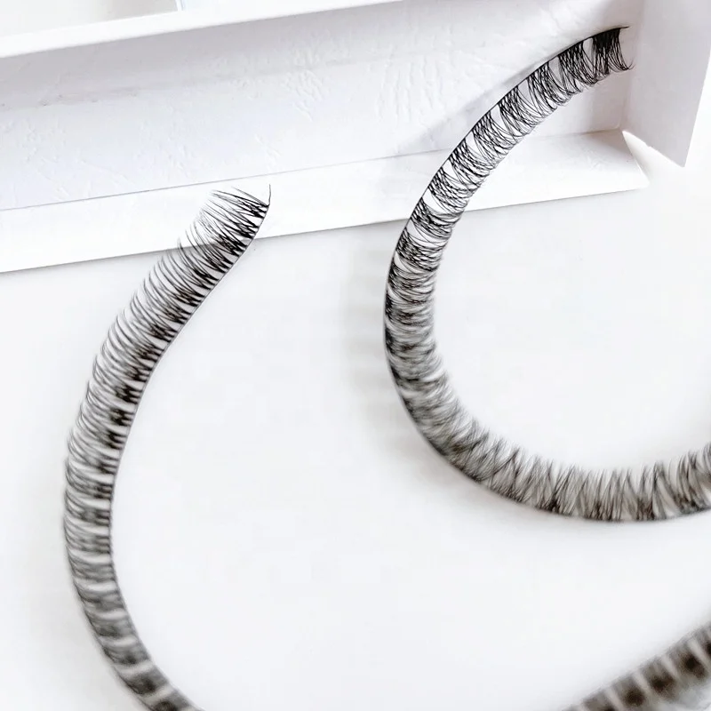 Wholesale Diy Lash Extensions tresluce vegan Cluster Natural False Eye lashes Wispy Fluffy Segmented Cluster Lash Bond And Seal