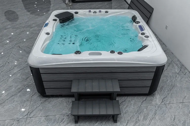 JIHUA whirlpool outdoor spa hot tub with jacuzzier bathtub massage portable pedicure balboa spa tub