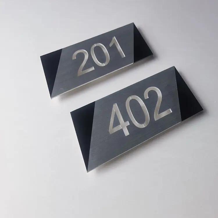 Wholesale Door Name Plates Designs House Number Plate House Number Plaque Custom