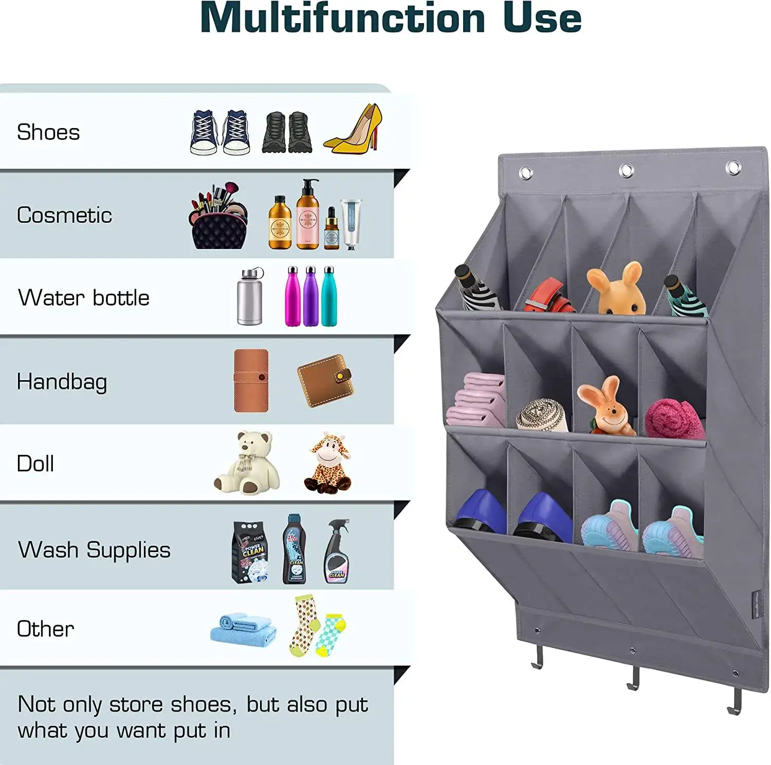 Design Over The Door Shoe Organizer Hanging Shoe Organizer Pocket Wall Shoe Organizer