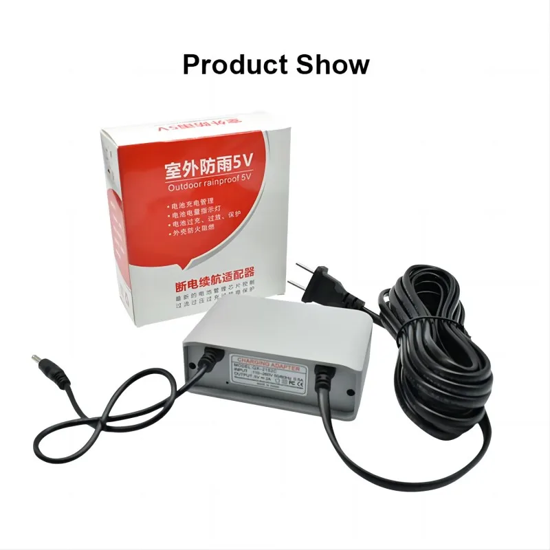 UPS Uninterrupted Power Supply Standby AC DC 5V2A Three Phase for Computer & Outdoor Monitoring Camera
