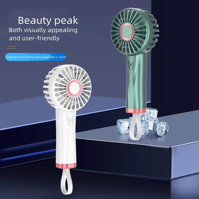 Creative Desktop Ventilador Outdoor Rechargeable Portable Fan USB Charging small fan Mini Handheld Hand-held Pocket Fan